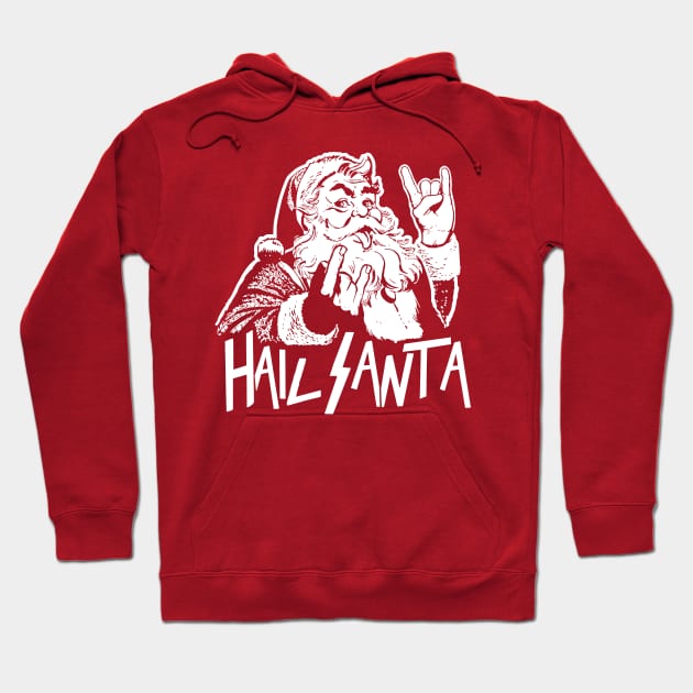 Hail Santa Hoodie by kampdiln